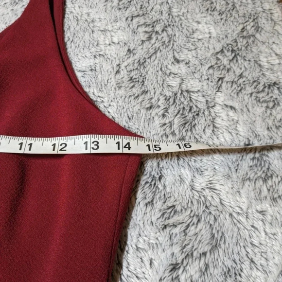 Dress The Population Iris Red Maxi Dress Trumpet Size Small - Picture 7 of 10